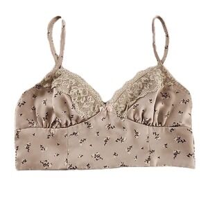Boho Babydoll‎ Crop Top S Coquette Cottagecore Festival Prairie Peasant Tank Y2K
